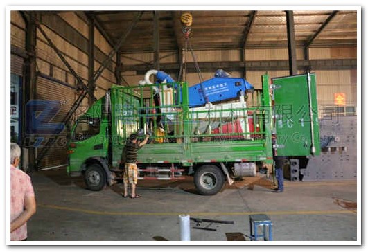 細沙回收機發(fā)貨現場